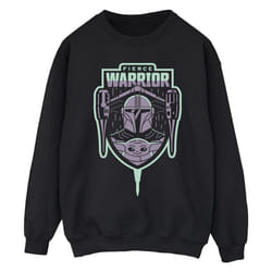 Star Wars - Sweat THE MANDALORIAN FIERCE WARRIOR - Homme (Noir)