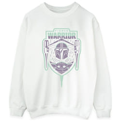 Star Wars - Sweat THE MANDALORIAN FIERCE WARRIOR - Homme (Blanc)