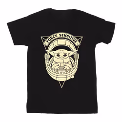 Star Wars - T-shirt THE MANDALORIAN FORCE SENSITIVE - Homme (Noir)