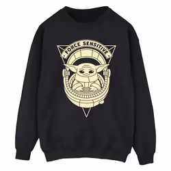 Star Wars - Sweat THE MANDALORIAN FORCE SENSITIVE - Homme (Noir)