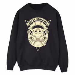 Star Wars - Sweat THE MANDALORIAN FORCE SENSITIVE - Homme (Noir)