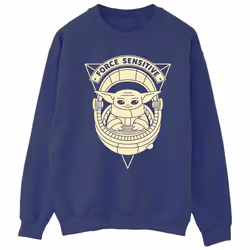 Star Wars - Sweat THE MANDALORIAN FORCE SENSITIVE - Homme (Bleu marine)