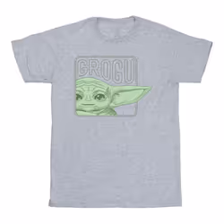 Star Wars - T-shirt THE MANDALORIAN - Homme (Gris chiné)