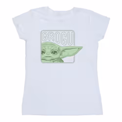 Star Wars - T-shirt THE MANDALORIAN - Femme (Blanc)