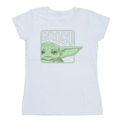 Star Wars - T-shirt THE MANDALORIAN - Femme (Blanc)