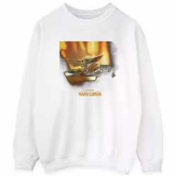 Star Wars - Sweat THE MANDALORIAN - Homme (Blanc)