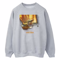Star Wars - Sweat THE MANDALORIAN - Homme (Gris chiné)