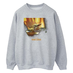 Star Wars - Sweat THE MANDALORIAN - Homme (Gris chiné)