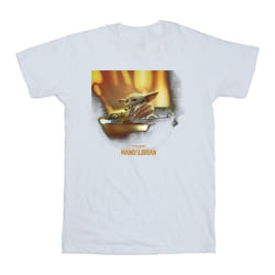 Star Wars - T-shirt THE MANDALORIAN - Fille (Blanc)