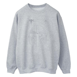 Star Wars - Sweat THE MANDALORIAN - Homme (Gris chiné)
