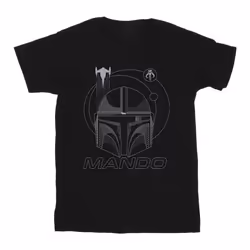 Star Wars - T-shirt THE MANDALORIAN - Garçon (Noir)