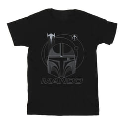 Star Wars - T-shirt THE MANDALORIAN - Garçon (Noir)