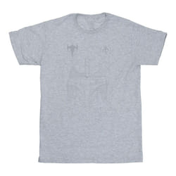 Star Wars - T-shirt THE MANDALORIAN - Garçon (Gris chiné)