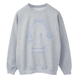 Star Wars - Sweat THE MANDALORIAN - Homme (Gris chiné)