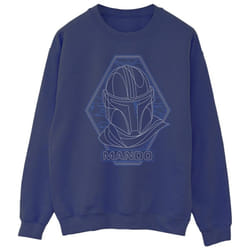 Star Wars - Sweat THE MANDALORIAN - Homme (Bleu marine)