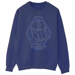 Star Wars - Sweat THE MANDALORIAN - Homme (Bleu marine)