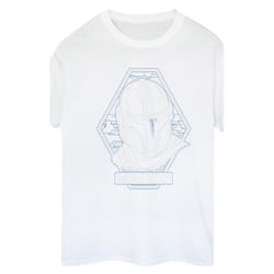Star Wars - T-shirt THE MANDALORIAN - Femme (Blanc)