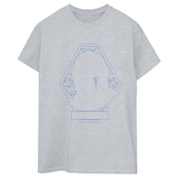 Star Wars - T-shirt THE MANDALORIAN - Femme (Gris chiné)