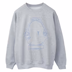 Star Wars - Sweat THE MANDALORIAN - Femme (Gris chiné)