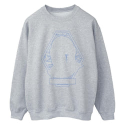 Star Wars - Sweat THE MANDALORIAN - Femme (Gris chiné)