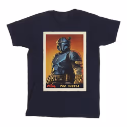 Star Wars - T-shirt THE MANDALORIAN - Homme (Bleu marine)