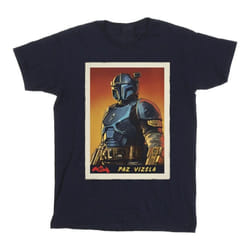 Star Wars - T-shirt THE MANDALORIAN - Homme (Bleu marine)
