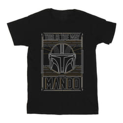 Star Wars - T-shirt THE MANDALORIAN THE WAY - Homme (Noir)