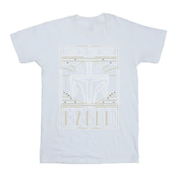 Star Wars - T-shirt THE MANDALORIAN THE WAY - Homme (Blanc)