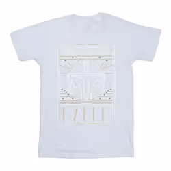 Star Wars - T-shirt THE MANDALORIAN THE WAY - Homme (Blanc)