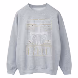 Star Wars - Sweat THE MANDALORIAN THE WAY - Homme (Gris chiné)