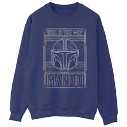 Star Wars - Sweat THE MANDALORIAN THE WAY - Homme (Bleu marine)