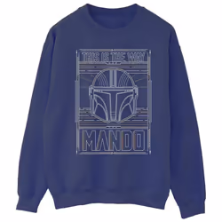 Star Wars - Sweat THE MANDALORIAN THE WAY - Homme (Bleu marine)