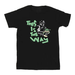 Star Wars - T-shirt THE MANDALORIAN THIS IS THE WAY - Homme (Noir)