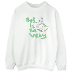 Star Wars - Sweat THE MANDALORIAN THIS IS THE WAY - Homme (Blanc)
