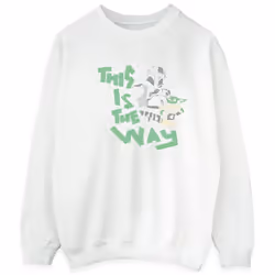 Star Wars - Sweat THE MANDALORIAN THIS IS THE WAY - Homme (Blanc)