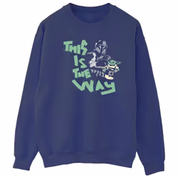Star Wars - Sweat THE MANDALORIAN THIS IS THE WAY - Homme (Bleu marine)