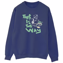 Star Wars - Sweat THE MANDALORIAN THIS IS THE WAY - Homme (Bleu marine)