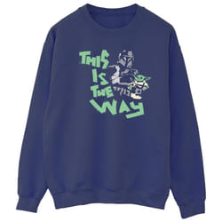 Star Wars - Sweat THE MANDALORIAN THIS IS THE WAY - Homme (Bleu marine)