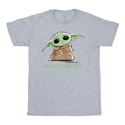 Star Wars - T-shirt THE MANDALORIAN - Garçon (Gris chiné)
