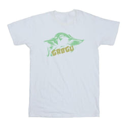 Star Wars - T-shirt THE MANDALORIAN THE CHILD - Homme (Blanc)
