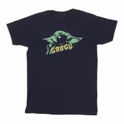 Star Wars - T-shirt THE MANDALORIAN THE CHILD - Homme (Bleu marine)