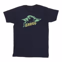 Star Wars - T-shirt THE MANDALORIAN THE CHILD - Homme (Bleu marine)