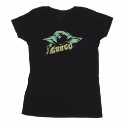 Star Wars - T-shirt THE MANDALORIAN THE CHILD - Femme (Noir)