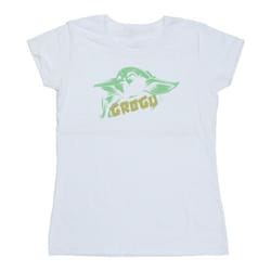 Star Wars - T-shirt THE MANDALORIAN THE CHILD - Femme (Blanc)