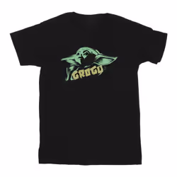 Star Wars - T-shirt THE MANDALORIAN THE CHILD - Fille (Noir)