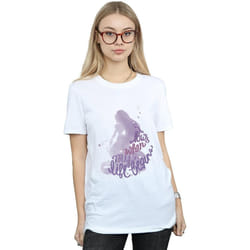 Disney - T-shirt TANGLED NOW'S WHEN MY LIFE BEGINS - Femme (Blanc)