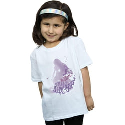 Disney - T-shirt TANGLED NOW'S WHEN MY LIFE BEGINS - Fille (Blanc)