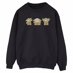 Star Wars - Sweat THE MANDALORIAN - Femme (Noir)