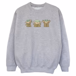 Star Wars - Sweat THE MANDALORIAN - Garçon (Gris chiné)