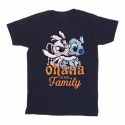Disney - T-shirt OHANA - Homme (Bleu marine)